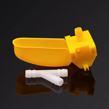 10/20Pcs Bird Quail Automatic Drinking Cups with Tee Connector Hanging Drinkers Bowls for 9.5Mm Hose Bird Drinking Fountain