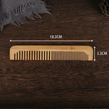 100 pcs Eco-Friendly Bamboo Wide Tooth Comb Hair Brushes Biodegradeable Wood Hair Comb Anti-Static Detangling Combs Wholesale