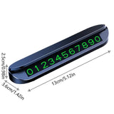 Aluminum Alloy Mini Hideable Temporary Parking Portable Car Phone Plate For Desktop SUV