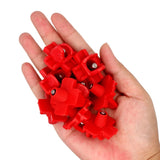 100Pcs Chicken Nipple Water Horizontal Side Mount Automatic Poultry Nipples Clean Drinker Waterer for Chicken or Quail