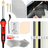 100W Leather Ironing Tools Cracks Repair Smoothing Plastic Welding Soldering Iron Car Bumper Welding Parts Kit Soldering Torch
