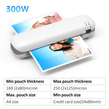 SL288 A4 9 inches Thermal Laminator hine Desktop Hot and Cold Lamination for A4/A5/A6 Laminating Pouches