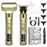 RESUXI 670 Cordless Trimmer Multi-function Electric for Men Household Carving Hair Clipper Shaver