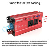 1200W Inverter 12V/24V to 220V LED Car Power Converter Charger Adapter 4 USB Interface Transformer Modified Sine Wave Inverters