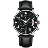 Simple Fashion Waterproof Men's Steel Strap Watch