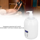 Heater LED Toucreen Temperature Adjustable Portable Massage Oil Lotion Bottle Warmer AU Plug 100‑240V