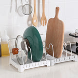 Pot Holder Lid Organizer Multifunctional Cookware Chopping Board