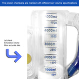 3000/5000ml Volumetric Lung Breathing Exerciser Vital Capacity Apparatus Spirometer Rehabilitation Trainer In Stock
