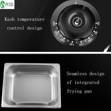 Electric 10L 2500W Industrial Stainless Steel for French Fries Chicken chop Deep Fryer Commercial Fry Pan
