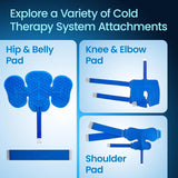 KONBEST Electric Physical Therapy Cryo Ice Pack Circulation hine for Knee Recovery