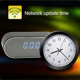 1080P HD Mini Clock Camera Wireless Secret WIFI Micro Cam IR Night View IP Alarm Camcorder Home Security Voice Video Recorder