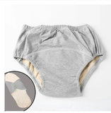 Adult Diaper Underwear Breathable Cotton Elderly Incontinence Leak-Proof Briefs Men Women Reusable Disability Care Triangle Pant