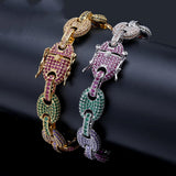 Men's hip hop solid bracelet