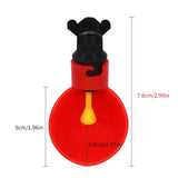 10Pcs Chicken Quail Drinker Bowl Automatic Feeding Water Cup Straight Pipe With Yellow Nipple Farm Poultry Drinking Water System