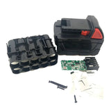 18V DIY Plastic Battery Case Replacement Repair Kit for Milwaukee M18 3.0Ah 4.0Ah 5.0Ah 6.0Ah 9.0Ah