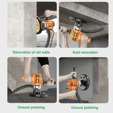 Concrete Grinder Cement Block Grinder Wall Planer Multi-Function Rough Grinder Polishing Machine High-Power Concrete Grinder