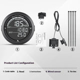 ESLNF Speedometer Bike Computer Multifunction Waterproof Bicycle MTB Odometer Stopwatch Cycg Accessories