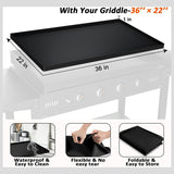 Griddle Mat For Blackstone 36 Inch,Silicone Griddle Cover Griddle Accessories, Grill Cover For Cooking Protective