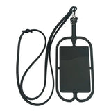 For Smartphones Silicone Sports Mobile Ring Holder Case Cell Phone Neck Strap Lanyard Key Rope