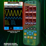 3in1 Multimeter Oscilloscope Signal Source 25Mhz Bandwidth 250MSa/s Sampg Rate Current Capacitance Resistance Diode Tester