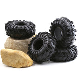 4PCS 140MM 2.2 Rubber Tires Wheel Tyres For 1/10 RC Crawler Car Axial Wraith SCX10 Capra Traxxas TRX4 TRX6 D90