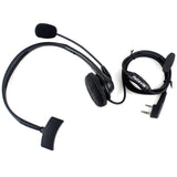 Compact Single-Sided Headset for Retevis Walkie Talkies - C9009