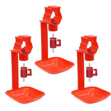 10pcs Chicken Water Drinker Hanging Cup Red Nipple Drinkers Automatic Chicken Quail 25mm Pipe Automatic Nipple Waterer