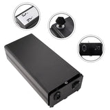 Electric Bike Shelf Battery Box 1865/21700 Large Capacity Holder Case Housing Accessories Waterproof Ebike Parts