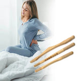 Natural wood Gua Sha scraper fat burner back shoulder neck waist leg body massage physiotherapy weight loss tool