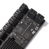 Mining 20/16/12/6 Ports 6Gb PCI Express Controller for PC Expansion Card PCIe to SATA III Converter PCIE Riser Adapter