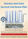 220V 60W 10-inch Tertiary Filter Fruit Wine Filtering hine Household Small Brewing Equipment