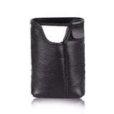 Soft Leather Case Walkie Talkie Cover Bag Holder Holster for Yaesu VX-6R VX6R VX-7R VX7R VX6E Handheld Radio