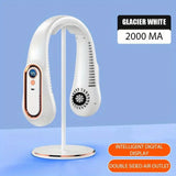 Rechargeable Portable Neck Fan - Ideal for Outdoor Sports and Hands-Free Cooling
