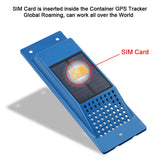 Long Battery Life 4G gps container tracking device 12000mAh with Temperature sensor container solar gps TK411S