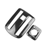 Top-For TOYOTA VELOZ AVANZA 2022 2023 Carbon Fiber Car Roof Air Outlet Frame Reading Light Lamp Cover Trim Sticker