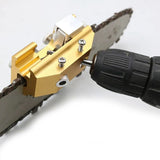 1 Set Portable Hand Chain Sharpener Chain Clamp Jig Manual Chain Sharpener Kit Manual Chain Sharpener