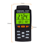 TM4001 TM4002 Hot Wire Thermal Anemometer Velocity Meter TM-4001 TM-4002 Speed Wind Volume Temperature Humidity Tester