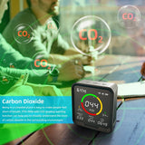 PTH-9AW CO2 Detector With Monitor Carbon Dioxide Meter Digital Temperature Humidity Tester Clock PTH 9AW