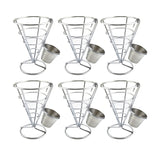 Basket Single Head Rack French Fries Cups Fried Chicken Cooked Food Display Stand