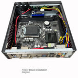 DC-DC Power Board Full Set Of Wires Plastic Solid State Power Module Suitable For DC-ATX Direct Plug-In Power Board 120W 12V