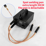 Dual-pulse Spots hine 250 Gears Double Capacitors Energy Storage Welding 0.3mm Nickel Sheet 18650 Battery Spot Welder