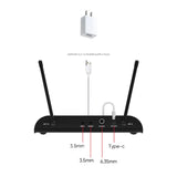 Dual Microphone Karaoke UHF 2 Channel Wireless Micro Phone System for Party Church Home Professional Handheld Mic
