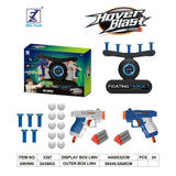 Luminous Electric Suspended Target Children's Shooting Compeon Soft Elastic Sponge Gun Set Outdoor Sports Toy Gift