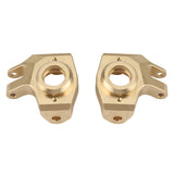 4PCS Brass Front AR44 Steering Knuckles C-Hub Carrier For 1/10 RC Crawler Axial SCX10 II 90046 Upgrade Parts