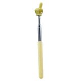 Compact Portable Telescc Teacher Pointer Anti-slip Finger Shape Presenter Stick for School Classroom Supplies