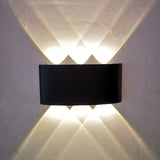 Hot Sale Wall-mounted Up And Down Lamp 4w 6w 8w 10w Waterproof Garden Porch Sconce Lighting Modern Outdoor Led Wall Light