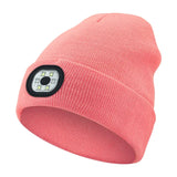 Outdoor Sport Knitted Light LED Hat Flashlight Headlight Headlamp Windproof Hats for Climbing Cycg Camping Head Lamp Item