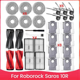 Replacement Kit Accessories for Saros 10R Robot Vacuum Cleaner Parts Main Side Brush HEPA Filter Mop Bags