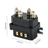 Auto Car Electromagnetic Solenoid Relay Contactor Winch Rocker Switch Thumb For ATV/UTV Universal 12V 250A