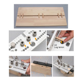 Adjustable Drilg Guide Puncher Locator 3 In 1 Woodworking Doweg Jig Kit Positioning Hole Opener Carpentry Accessory